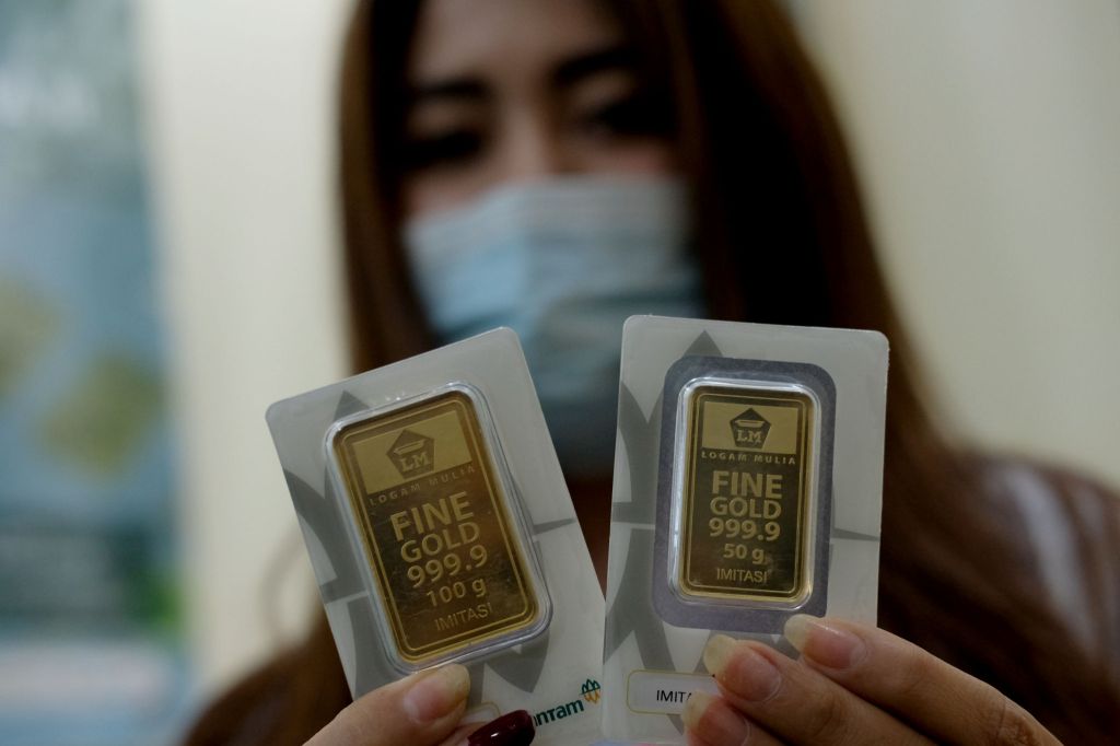 Harga Emas Antam Turun, Kini Jadi Rp1.319.000 per&nbsp;Gram