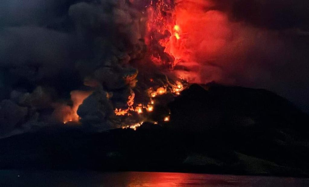 Meletus Hebat, Inilah Jejak Menghancurkan Gunung&nbsp;Ruang