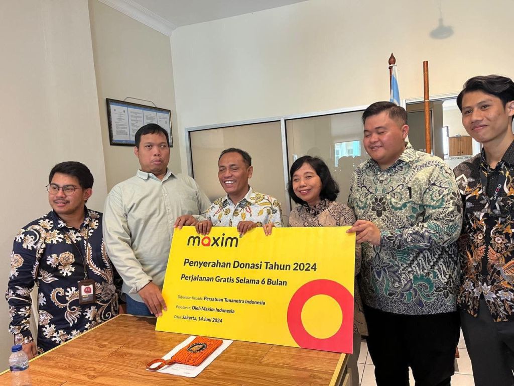 Maxim Alokasi Saldo Perjalanan Gratis Rp3 Juta per Bulan untuk&nbsp;Tunanetra